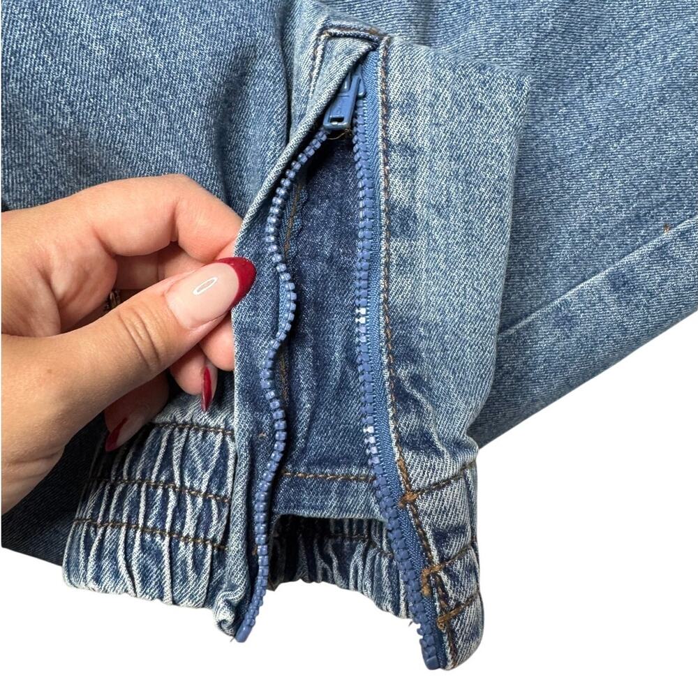 Cotton On Urban Jogger Cargo Denim Blue Wash Size 30 - Picture 6 of 11